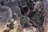Dark Purple Fluorite Crystal Cluster - Cave-in-Rock, Illinois #322796-3